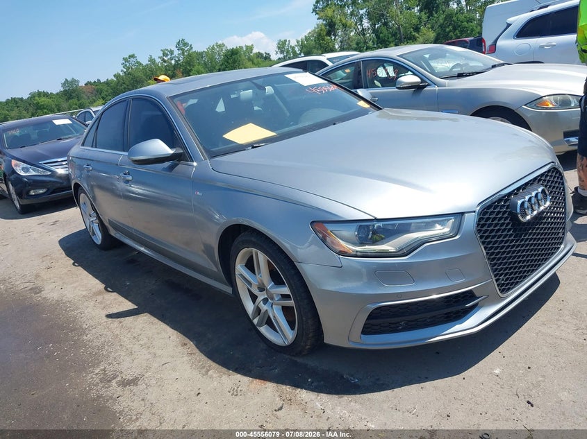 2015 Audi A6 VIN WAUFMAFC4FN003305 IAAI salvage auction — WATER/FLOOD, Salvage (Ohio), sold $1,800 on 2026-07-18 (photo 1)
