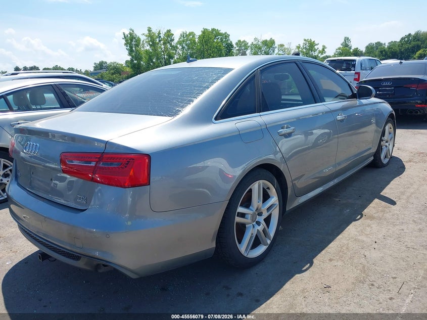 2015 Audi A6 VIN WAUFMAFC4FN003305 IAAI salvage auction — WATER/FLOOD, Salvage (Ohio), sold $1,800 on 2026-07-18 (photo 4)