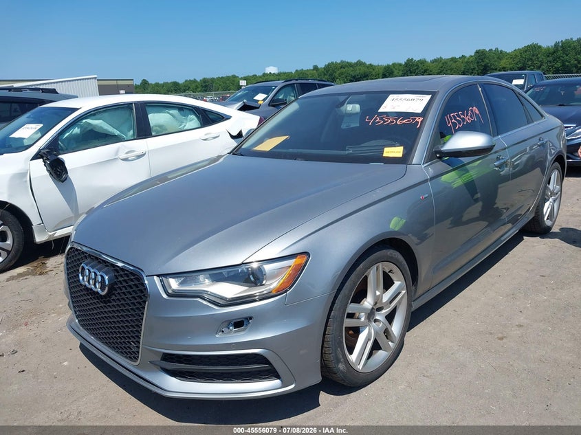 2015 Audi A6 VIN WAUFMAFC4FN003305 IAAI salvage auction — WATER/FLOOD, Salvage (Ohio), sold $1,800 on 2026-07-18 (photo 6)