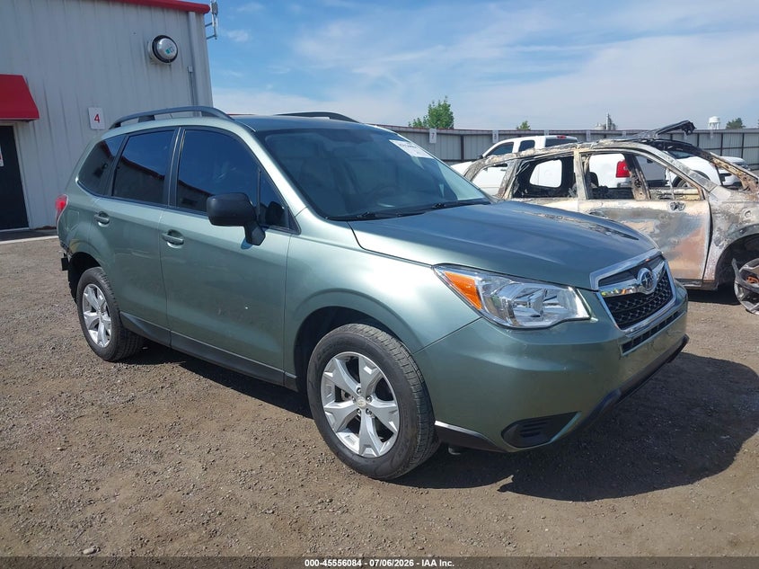 2015 Subaru Forester VIN JF2SJABC7FH456026 IAAI salvage auction — REAR END, Salvage Title, sold $3,650 on 2026-07-25 (photo 1)