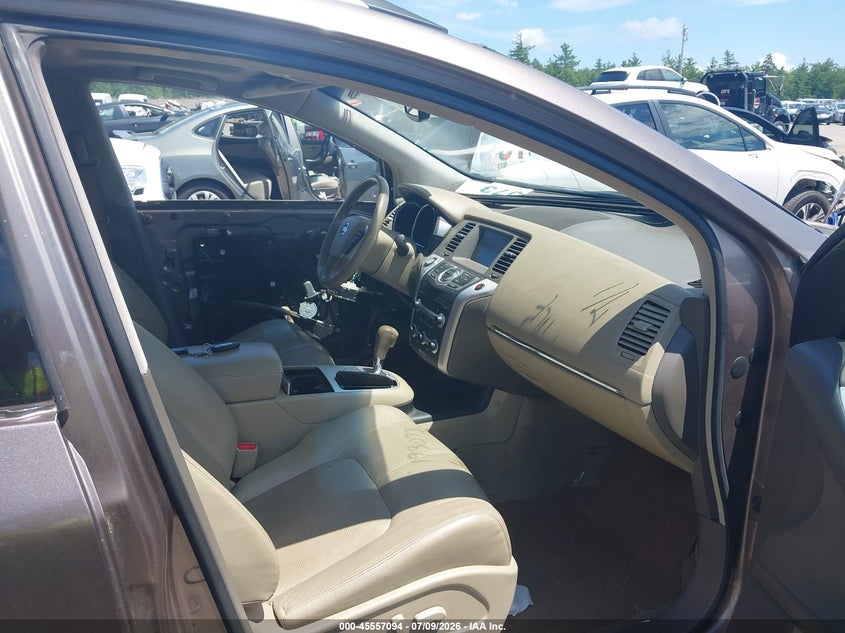 2010 Nissan Murano VIN JN8AZ1MW1AW137207 IAAI salvage auction — FRONT END, Clear (Massachusetts), sold $500 on 2026-07-24 (photo 5)