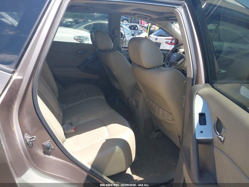 2010 Nissan Murano VIN JN8AZ1MW1AW137207 IAAI salvage auction — FRONT END, Clear (Massachusetts), sold $500 on 2026-07-24 (photo 8)