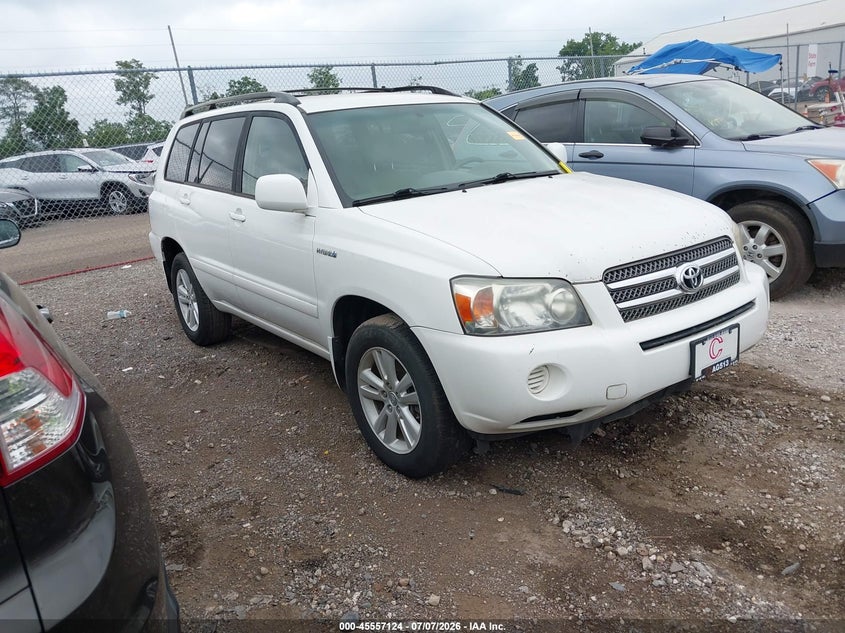 2007 Toyota Highlander hybrid VIN JTEGW21A170017069 IAAI salvage auction — NORMAL WEAR, Original (Ohio), sold $700 on 2026-07-30 (photo 1)