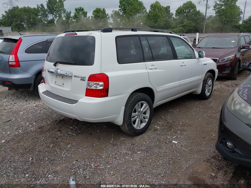 2007 Toyota Highlander hybrid VIN JTEGW21A170017069 IAAI salvage auction — NORMAL WEAR, Original (Ohio), sold $700 on 2026-07-30 (photo 4)
