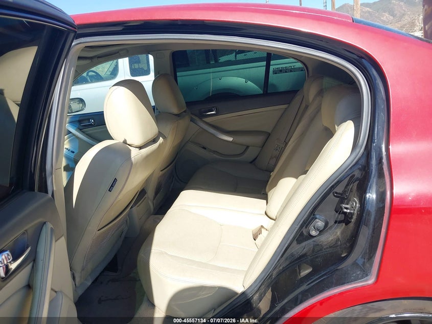 2006 Infiniti G35 VIN JNKCV51E66M500976 IAAI salvage auction — SIDE, Salvage (California), sold $825 on 2026-07-22 (photo 8)