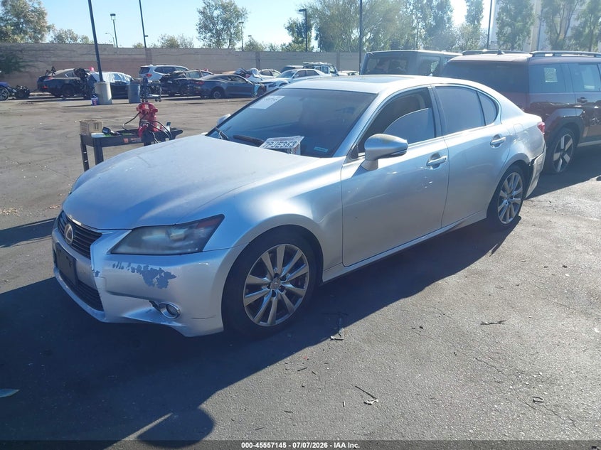 2013 Lexus Gs VIN JTHBE1BL3D5025571 IAAI salvage auction — RIGHT REAR, Salvage Certificate (California), sold $1,850 on 2026-09-04 (photo 2)