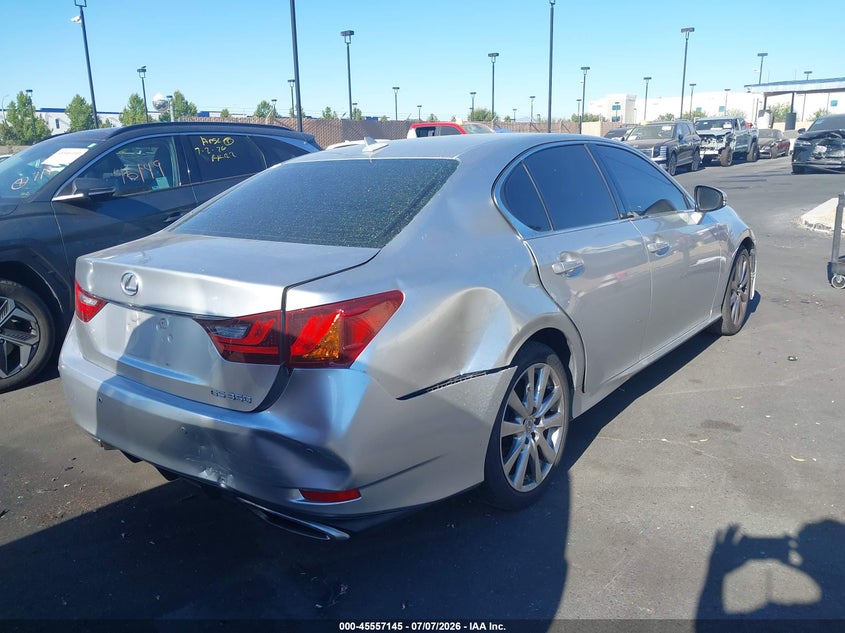 2013 Lexus Gs VIN JTHBE1BL3D5025571 IAAI salvage auction — RIGHT REAR, Salvage Certificate (California), sold $1,850 on 2026-09-04 (photo 6)