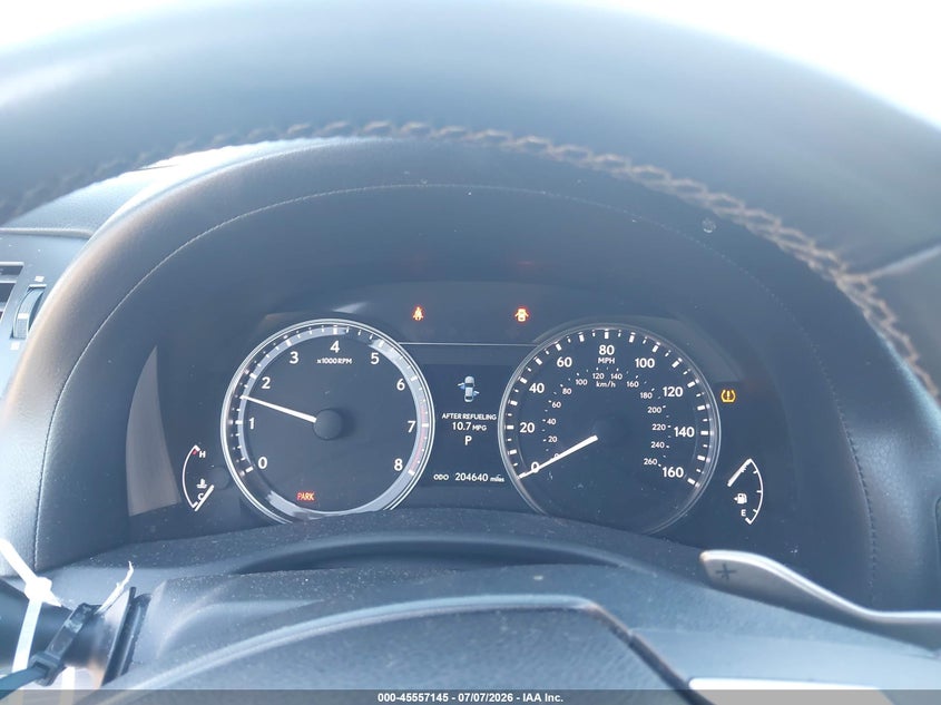 2013 Lexus Gs VIN JTHBE1BL3D5025571 IAAI salvage auction — RIGHT REAR, Salvage Certificate (California), sold $1,850 on 2026-09-04 (photo 7)