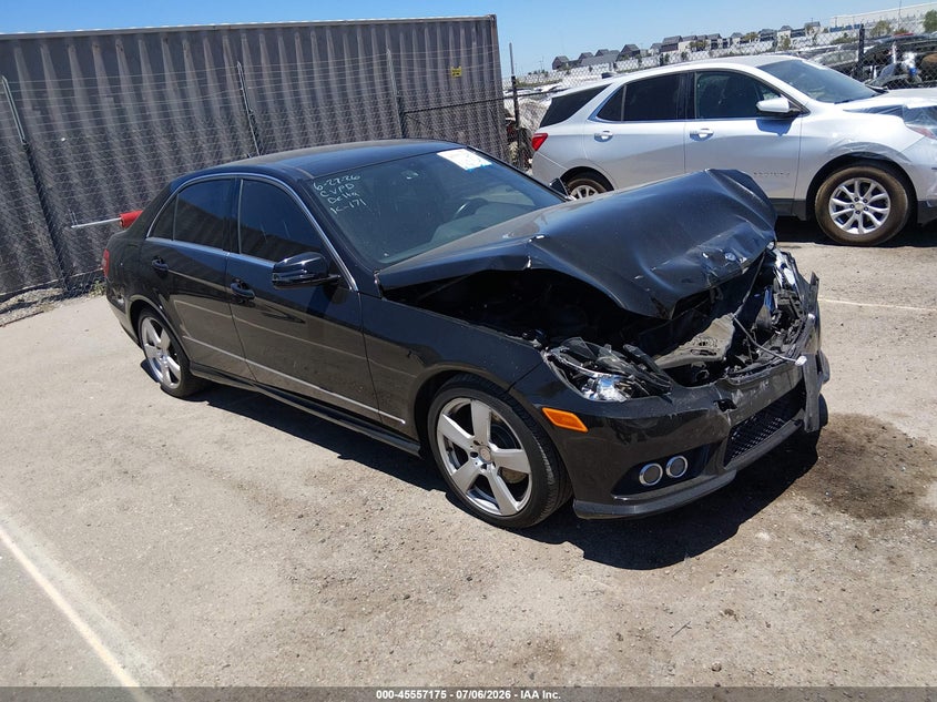 2010 Mercedes-benz E-class VIN WDDHF5GB2AA068503 IAAI salvage auction — FRONT END, Salvage (California), sold $25 on 2026-07-27 (photo 1)