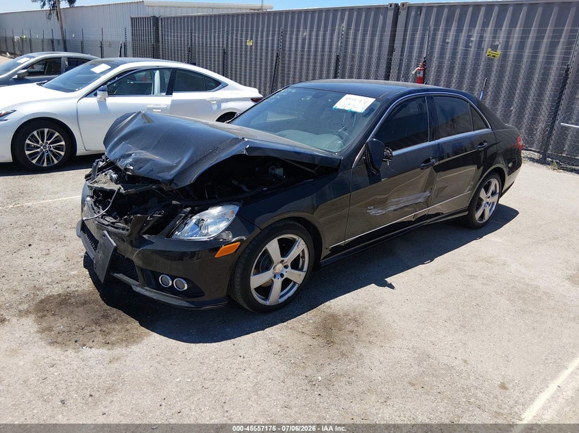 2010 Mercedes-benz E-class VIN WDDHF5GB2AA068503 IAAI salvage auction — FRONT END, Salvage (California), sold $25 on 2026-07-27 (photo 2)