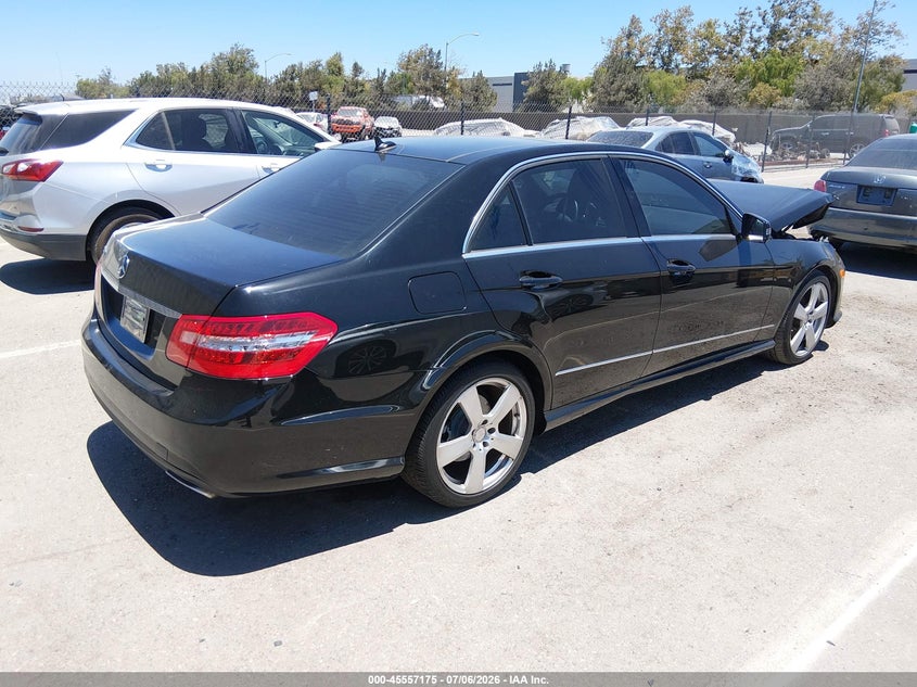 2010 Mercedes-benz E-class VIN WDDHF5GB2AA068503 IAAI salvage auction — FRONT END, Salvage (California), sold $25 on 2026-07-27 (photo 4)