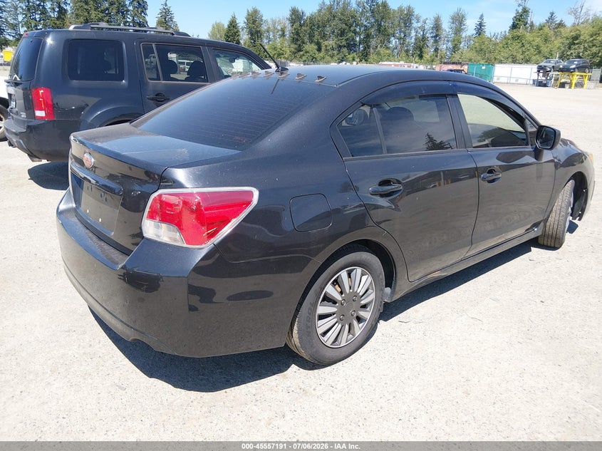 2013 Subaru Impreza VIN JF1GJAA64DH008992 IAAI salvage auction — LEFT FRONT, Clear (Washington), sold $1,600 on 2026-07-29 (photo 4)