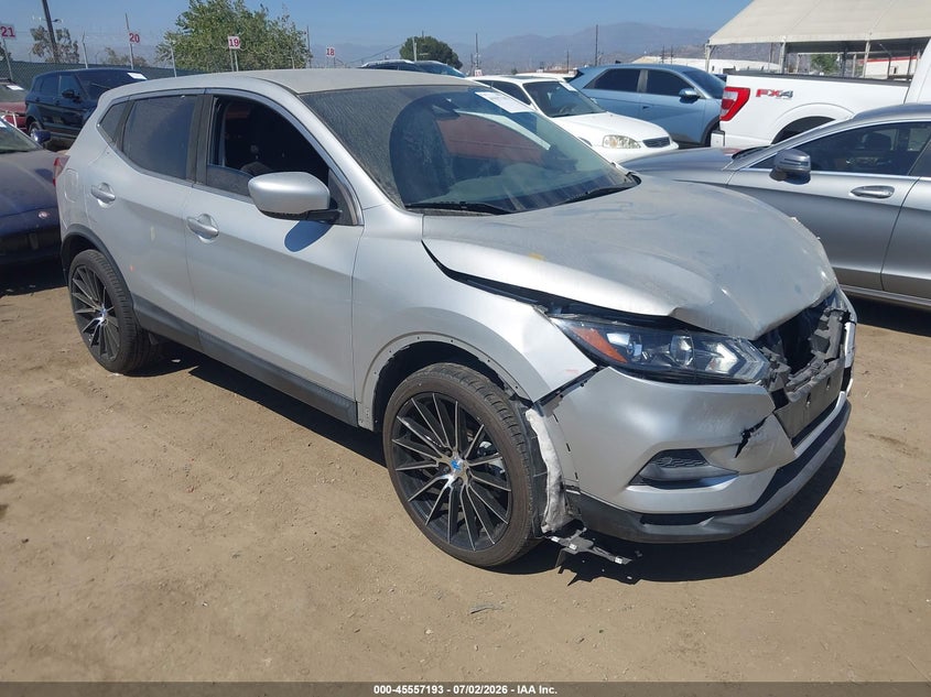 2021 Nissan Rogue VIN JN1BJ1AV2MW303034 IAAI salvage auction — FRONT END, Lien Papers (California), sold $1,350 on 2026-07-15 (photo 1)
