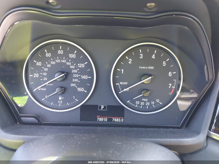 2018 BMW X1 VIN WBXHU7C34J5H41767 IAAI salvage auction — FRONT END, Salvage Title, sold $75 on 2026-07-29 (photo 7)