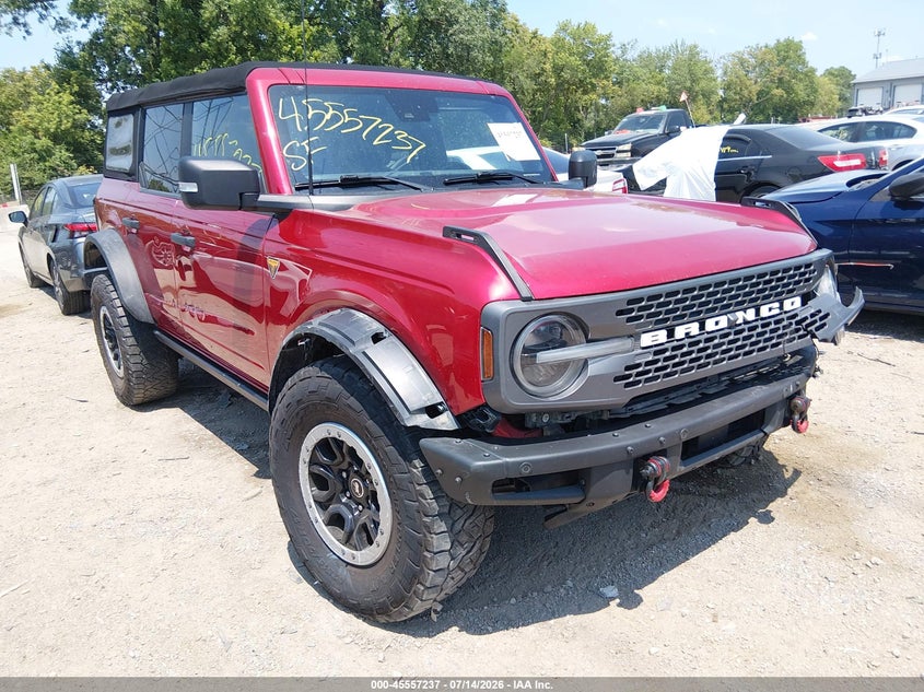 2021 Ford Bronco VIN 1FMEE5DP3MLA93883 — IAAI salvage auction photo