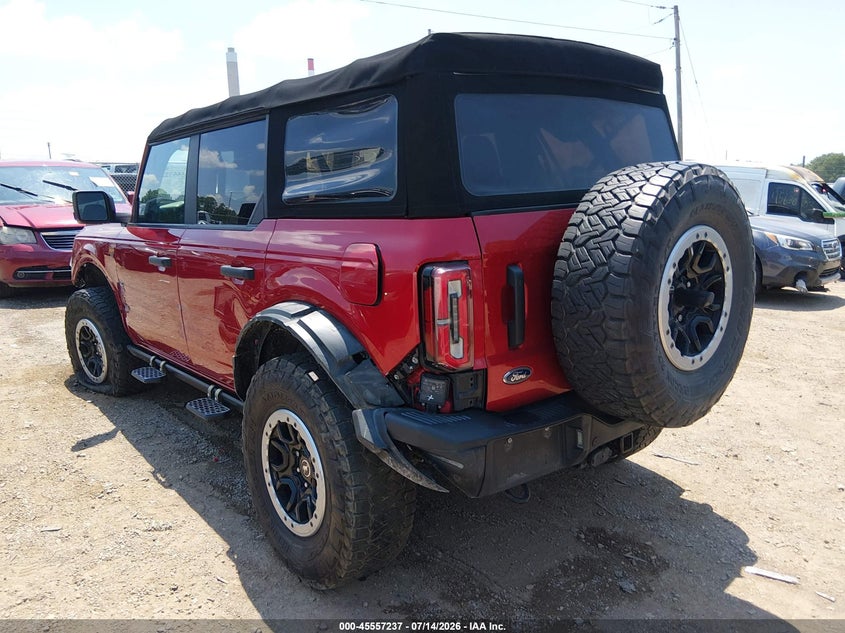 2021 Ford Bronco VIN 1FMEE5DP3MLA93883 IAAI salvage auction — FRONT END, Salvage Title, sold $10,900 on 2026-07-31 (photo 3)