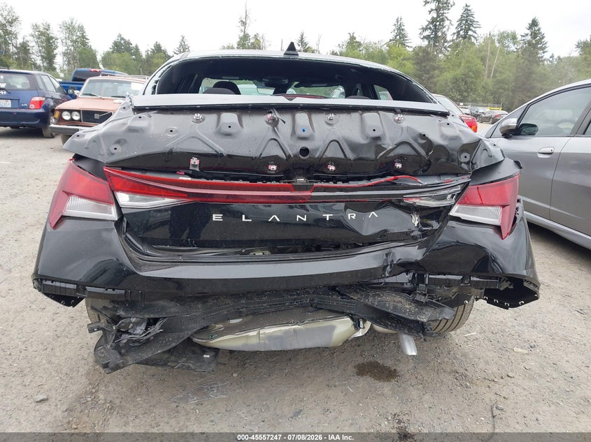 2026 Hyundai Elantra VIN KMHLM4DG7TU228019 IAAI salvage auction — REAR END, Enterprise Vehicles Salvage Only (Oregon), sold $4,400 on 2026-07-15 (photo 6)