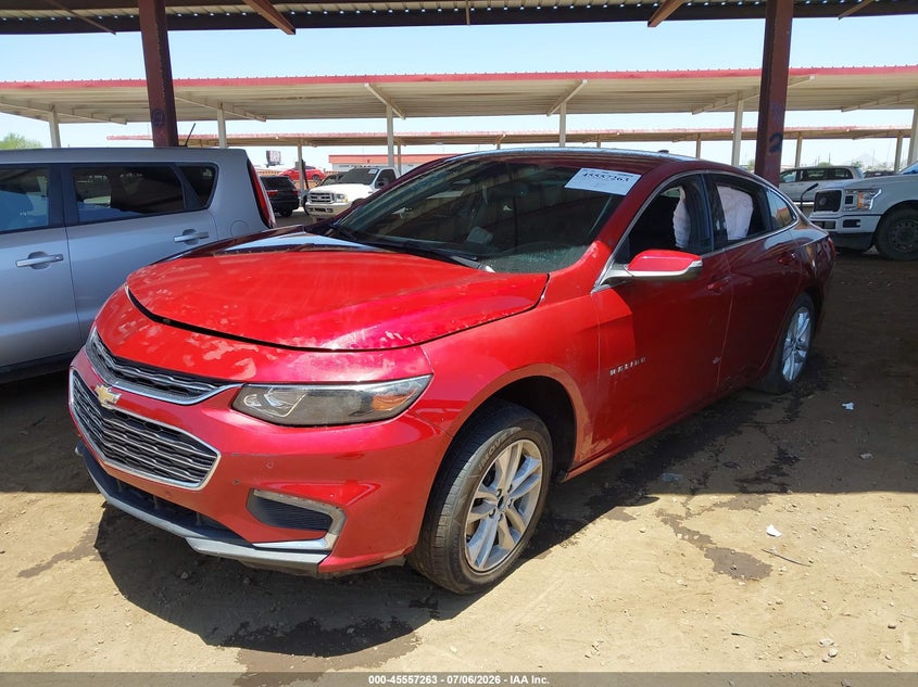 2017 Chevrolet Malibu VIN 1G1ZE5ST8HF163591 IAAI salvage auction — RIGHT SIDE, Salvage Title, sold $825 on 2026-08-03 (photo 2)