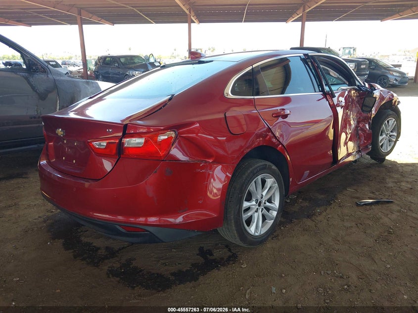 2017 Chevrolet Malibu VIN 1G1ZE5ST8HF163591 IAAI salvage auction — RIGHT SIDE, Salvage Title, sold $825 on 2026-08-03 (photo 4)