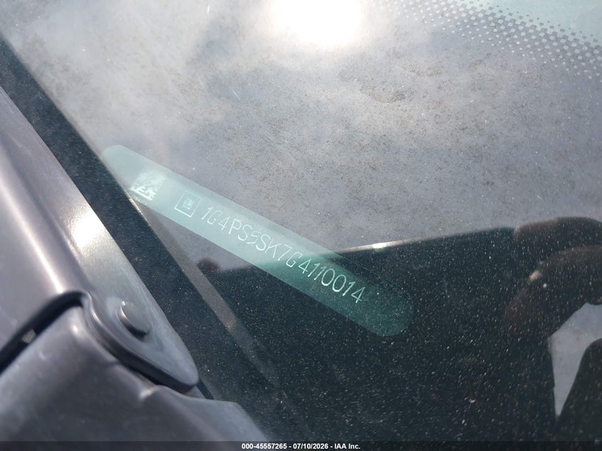 2016 Buick Verano VIN 1G4PS5SK7G4110014 IAAI salvage auction — UNKNOWN, Salvage Title, sold $1,100 on 2026-08-03 (photo 9)