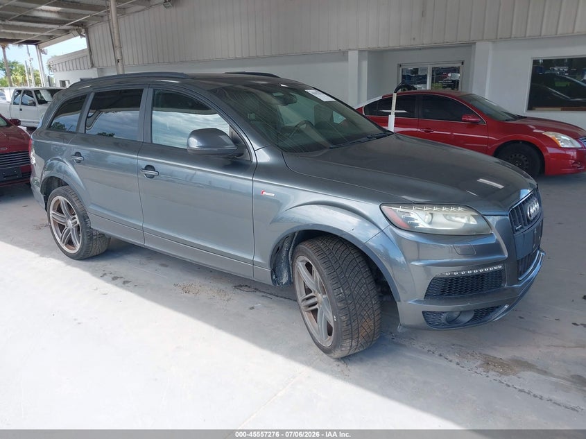 2013 Audi Q7 VIN WA1DGAFE7DD011513 IAAI salvage auction — NORMAL WEAR, Clear (Florida), sold $250 on 2026-07-29 (photo 1)