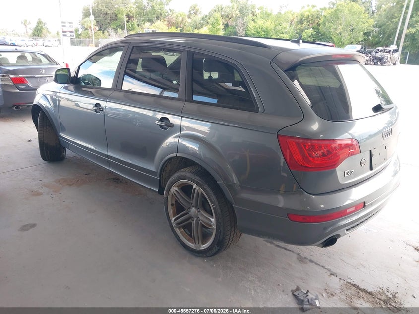 2013 Audi Q7 VIN WA1DGAFE7DD011513 IAAI salvage auction — NORMAL WEAR, Clear (Florida), sold $250 on 2026-07-29 (photo 3)