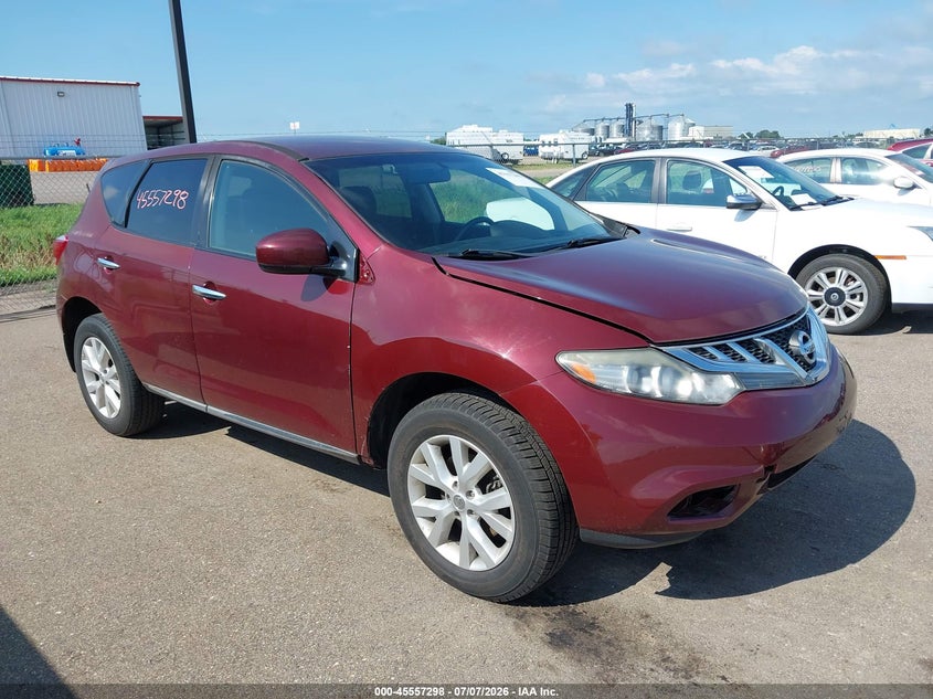 2011 Nissan Murano VIN JN8AZ1MU3BW060114 IAAI salvage auction — FRONT & REAR, Prior Salvage (Minnesota), sold $425 on 2026-07-29 (photo 1)