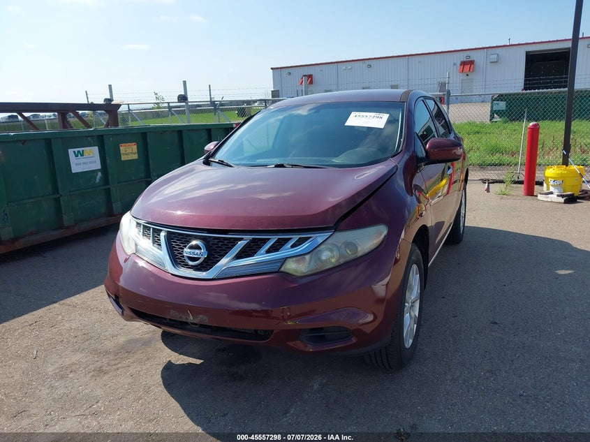 2011 Nissan Murano VIN JN8AZ1MU3BW060114 IAAI salvage auction — FRONT & REAR, Prior Salvage (Minnesota), sold $425 on 2026-07-29 (photo 6)