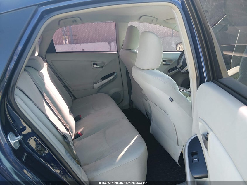 2012 Toyota Prius VIN JTDKN3DU6C0333445 IAAI salvage auction — NORMAL WEAR, App For Dup Clear (California), sold $600 on 2026-07-29 (photo 8)