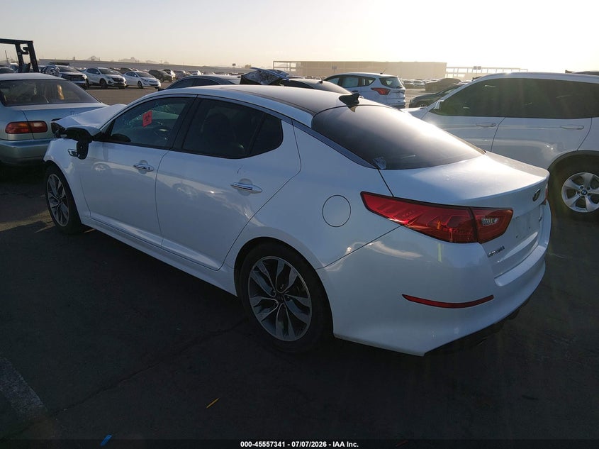 2015 Kia Optima VIN 5XXGR4A68FG493366 IAAI salvage auction — FRONT END, Non-Repairable (Arizona), sold $200 on 2026-07-28 (photo 3)