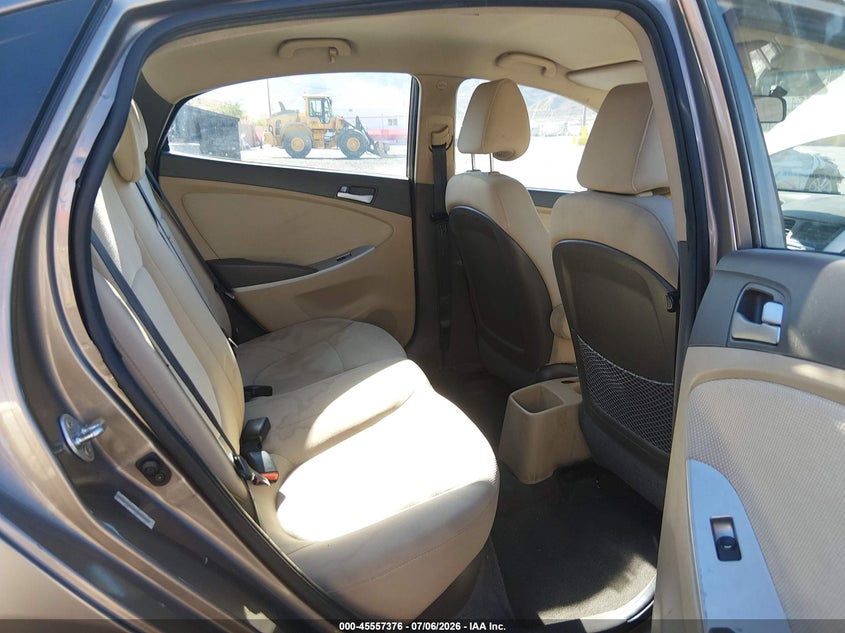 2013 Hyundai Accent VIN KMHCT4AE7DU521068 IAAI salvage auction — NORMAL WEAR, Clear - Dealer Only (California), sold $700 on 2026-07-29 (photo 8)