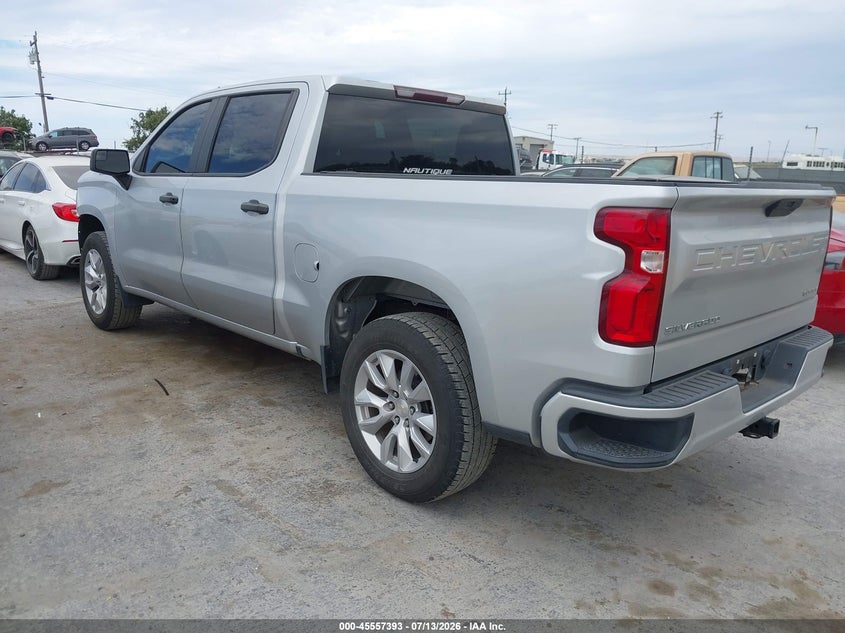 2020 Chevrolet Silverado VIN 1GCPWBEH9LZ353618 IAAI salvage auction — FRONT END, Salvage (California), sold $10,300 on 2026-08-01 (photo 3)