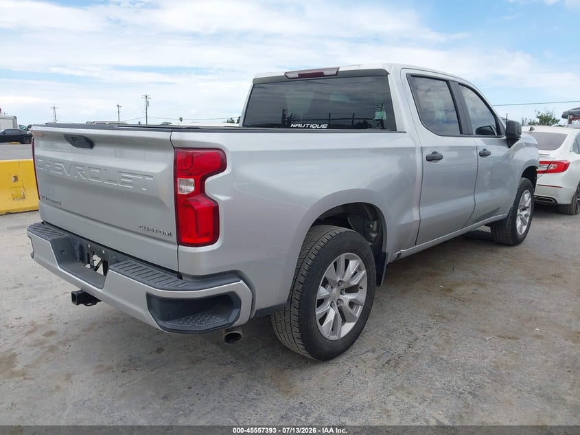 2020 Chevrolet Silverado VIN 1GCPWBEH9LZ353618 IAAI salvage auction — FRONT END, Salvage (California), sold $10,300 on 2026-08-01 (photo 4)