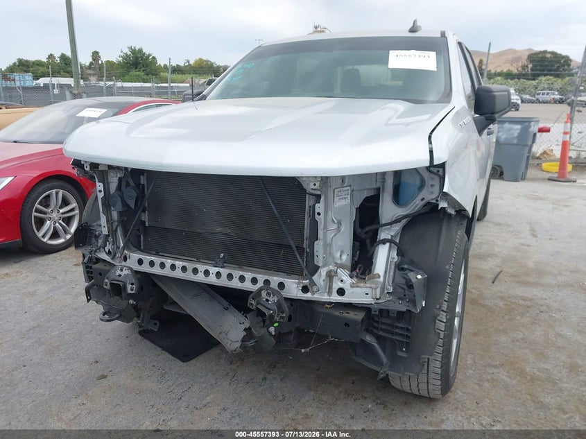 2020 Chevrolet Silverado VIN 1GCPWBEH9LZ353618 IAAI salvage auction — FRONT END, Salvage (California), sold $10,300 on 2026-08-01 (photo 6)