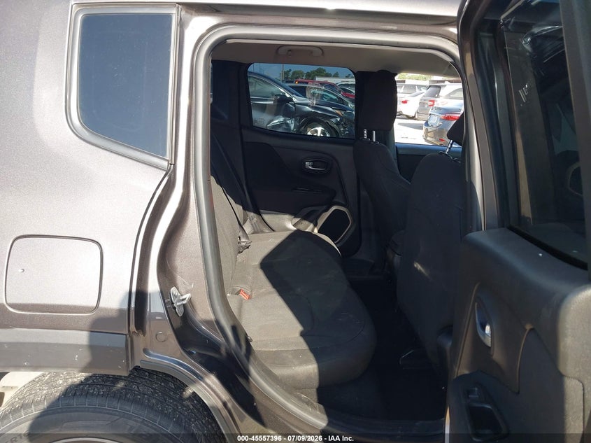 2017 Jeep Renegade VIN ZACCJAAB9HPF75378 IAAI salvage auction — FRONT & REAR, Original (Texas), sold $1,600 on 2026-08-18 (photo 8)