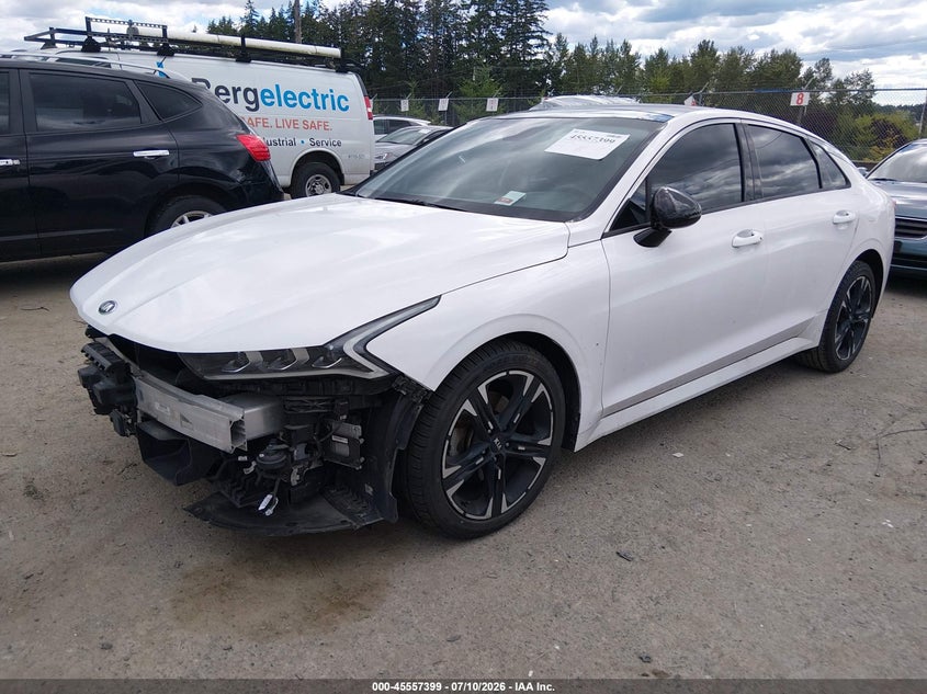 2021 Kia K5 VIN 5XXG64J27MG013143 IAAI salvage auction — FRONT END, Salvage Title, sold $3,000 on 2026-07-29 (photo 2)