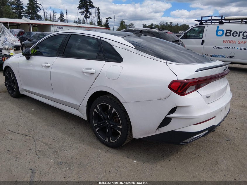 2021 Kia K5 VIN 5XXG64J27MG013143 IAAI salvage auction — FRONT END, Salvage Title, sold $3,000 on 2026-07-29 (photo 3)