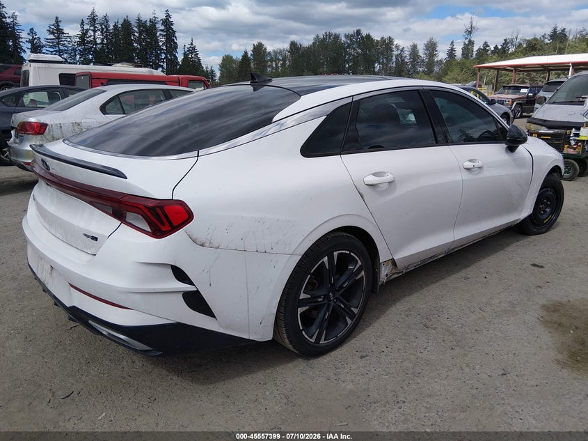 2021 Kia K5 VIN 5XXG64J27MG013143 IAAI salvage auction — FRONT END, Salvage Title, sold $3,000 on 2026-07-29 (photo 4)