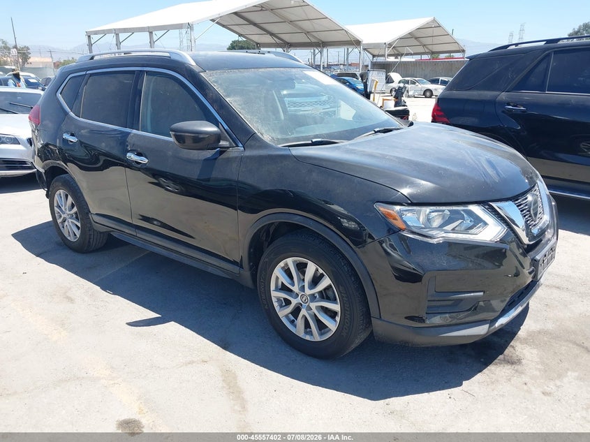 2018 Nissan Rogue VIN KNMAT2MT0JP504035 IAAI salvage auction — REAR END, Salvage Title, sold $2,900 on 2026-07-22 (photo 1)