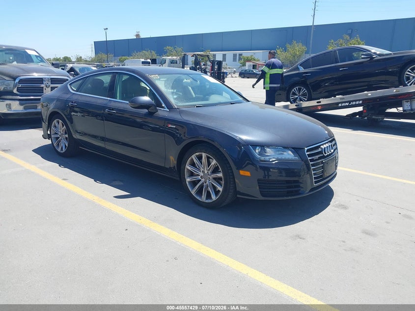 2013 Audi A7 VIN WAUYGAFC4DN107595 IAAI salvage auction — REAR END, Salvage Title, sold $975 on 2026-07-29 (photo 1)