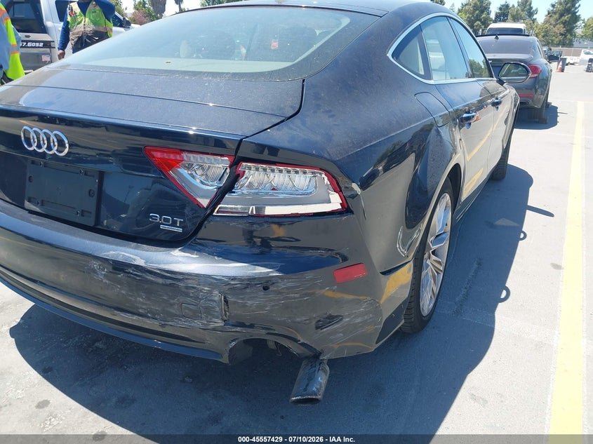 2013 Audi A7 VIN WAUYGAFC4DN107595 IAAI salvage auction — REAR END, Salvage Title, sold $975 on 2026-07-29 (photo 6)