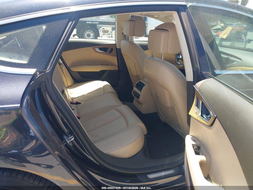 2013 Audi A7 VIN WAUYGAFC4DN107595 IAAI salvage auction — REAR END, Salvage Title, sold $975 on 2026-07-29 (photo 8)
