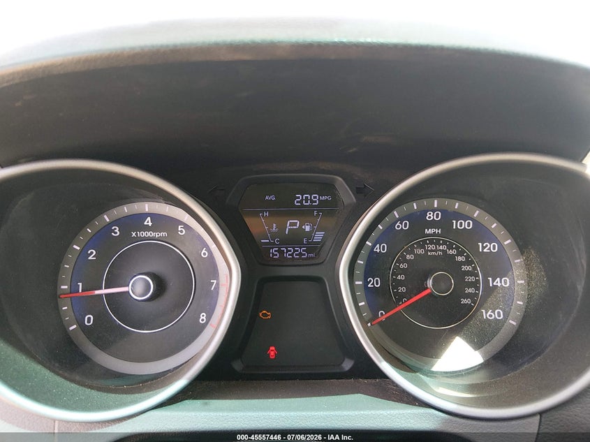 2014 Hyundai Elantra VIN KMHDH4AE1EU138198 IAAI salvage auction — NORMAL WEAR, Clear-Dealer Only (Arizona), sold $900 on 2026-07-28 (photo 7)