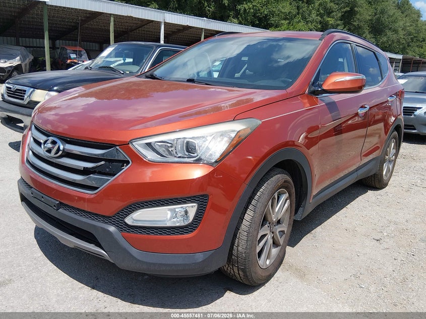 2015 Hyundai Santa fe VIN 5XYZU3LA2FG275342 IAAI salvage auction — NORMAL WEAR, Regular Certificate (Iowa), sold $925 on 2026-07-22 (photo 2)