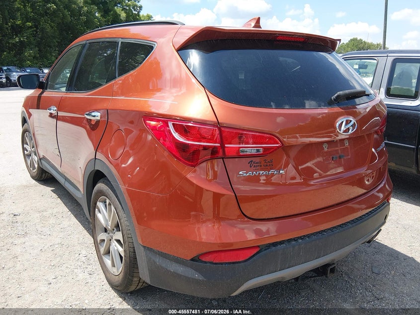 2015 Hyundai Santa fe VIN 5XYZU3LA2FG275342 IAAI salvage auction — NORMAL WEAR, Regular Certificate (Iowa), sold $925 on 2026-07-22 (photo 3)