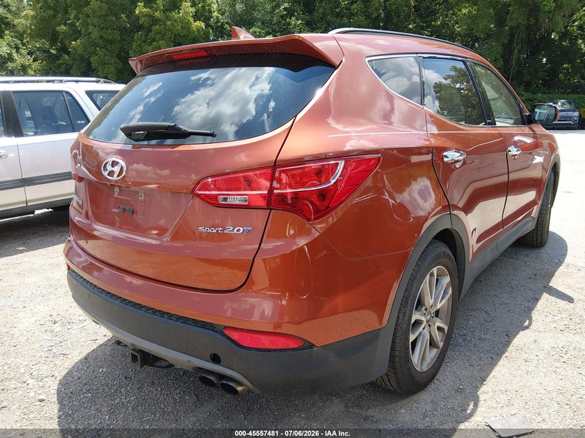 2015 Hyundai Santa fe VIN 5XYZU3LA2FG275342 IAAI salvage auction — NORMAL WEAR, Regular Certificate (Iowa), sold $925 on 2026-07-22 (photo 4)