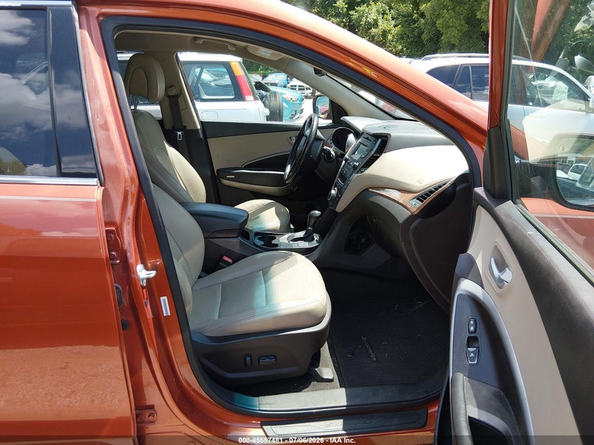 2015 Hyundai Santa fe VIN 5XYZU3LA2FG275342 IAAI salvage auction — NORMAL WEAR, Regular Certificate (Iowa), sold $925 on 2026-07-22 (photo 5)