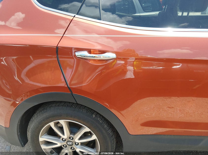 2015 Hyundai Santa fe VIN 5XYZU3LA2FG275342 IAAI salvage auction — NORMAL WEAR, Regular Certificate (Iowa), sold $925 on 2026-07-22 (photo 6)