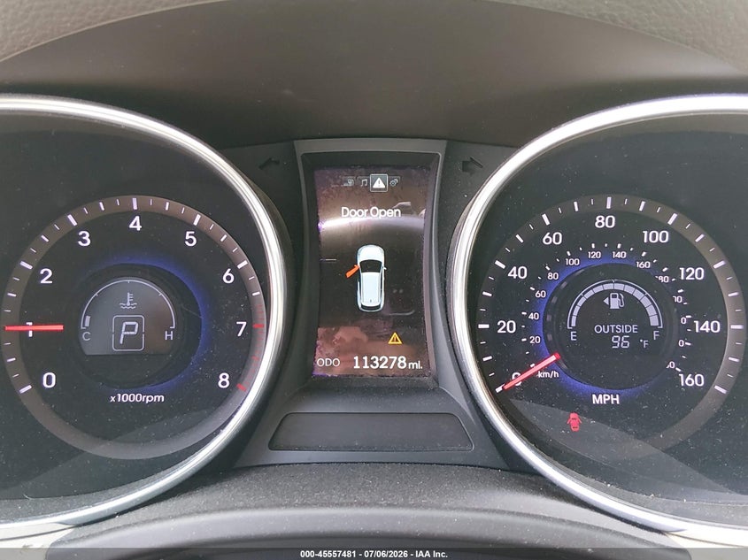 2015 Hyundai Santa fe VIN 5XYZU3LA2FG275342 IAAI salvage auction — NORMAL WEAR, Regular Certificate (Iowa), sold $925 on 2026-07-22 (photo 7)