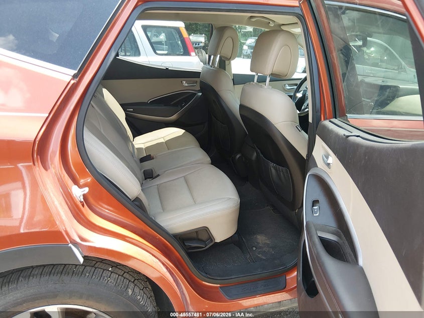 2015 Hyundai Santa fe VIN 5XYZU3LA2FG275342 IAAI salvage auction — NORMAL WEAR, Regular Certificate (Iowa), sold $925 on 2026-07-22 (photo 8)